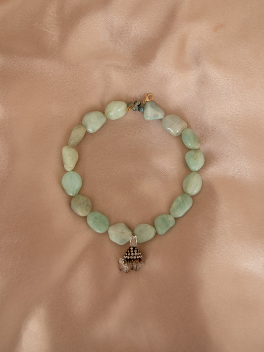 aqua eclipse necklace / extendable waist chain